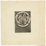 Artist: SELLBACH, Udo | Title: (Amongst...) | Date: (1967) | Technique: etching, embossing printed in black ink, from one  plate, with plate-tone