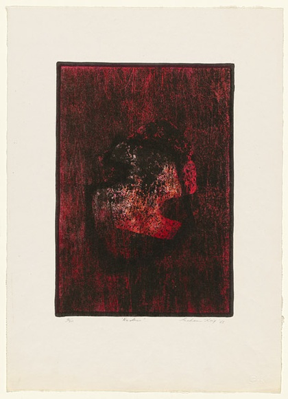 Artist: b'King, Grahame.' | Title: b'Nucleus' | Date: 1965 | Technique: b'lithograph, printed in colour, from two stones [or plates]'