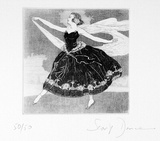 Artist: FEINT, Adrian | Title: Scarf dance. | Date: 1924 | Technique: etching, printed in black ink, from one plate | Copyright: Courtesy the Estate of Adrian Feint