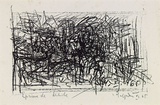 Artist: Halpern, Stacha. | Title: not titled [Paris scene] | Date: 1965, November | Technique: lithograph, printed in black ink, from one stone [or plate]