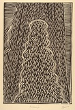 Artist: NGARRAIJA, Tommy May | Title: Pulkarrju | Date: 1995, November | Technique: linocut, printed in black ink, from one block