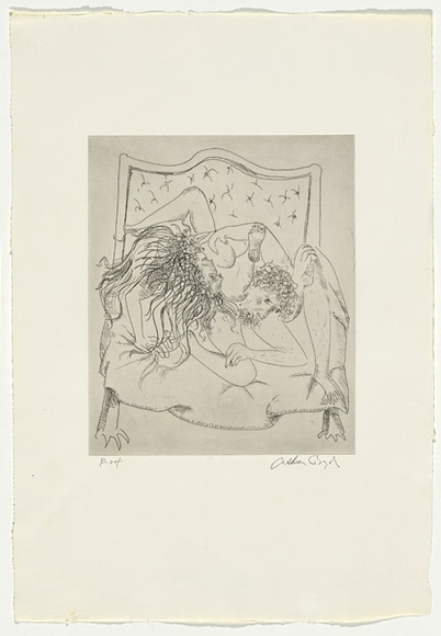 Artist: b'BOYD, Arthur' | Title: b'Sunset.' | Date: 1970 | Technique: b'etching, printed in black ink, from one plate' | Copyright: b'Reproduced with permission of Bundanon Trust' Artist: b'BOYD, Arthur' | Title: b'Sunset.' | Date: 1970 | Technique: b'etching, printed in black ink, from one plate' | Copyright: b'Reproduced with permission of Bundanon Trust'