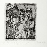 Artist: b'Shearer, Mitzi.' | Title: b'And the cow jumped over the moon' | Date: 1983