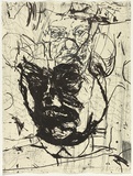 Artist: b'PARR, Mike' | Title: b'not titled.' | Date: 1995 | Technique: b'etching, printed in grey ink, from one plate; lithograph, printed in black ink, from one stone'