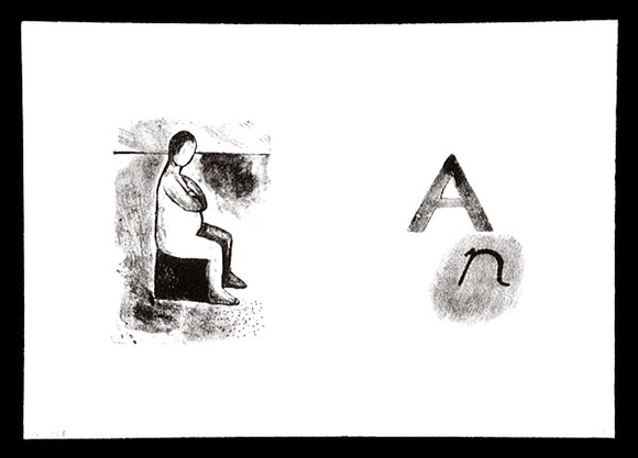 Artist: b'Boag, Yvonne.' | Title: b'An.' | Date: 1993 | Technique: b'lithograph, printed in black ink, from one plate' | Copyright: b'\xc2\xa9 Yvonne Boag' Artist: b'Boag, Yvonne.' | Title: b'An.' | Date: 1993 | Technique: b'lithograph, printed in black ink, from one plate' | Copyright: b'\xc2\xa9 Yvonne Boag'