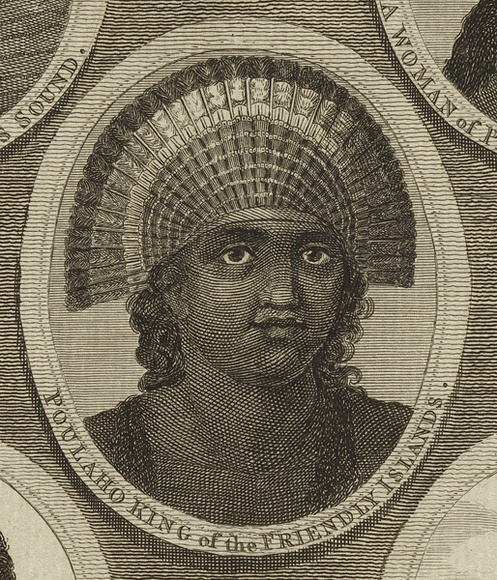 Title: b'Poulaho King of the Friendly Islands' | Date: 1791 | Technique: b'etching and engraving, printed in black ink, from one plate' Title: b'Poulaho King of the Friendly Islands' | Date: 1791 | Technique: b'etching and engraving, printed in black ink, from one plate'
