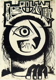 Artist: French, Len. | Title: (Hector). | Date: (1955) | Technique: lithograph, printed in black ink, from one plate | Copyright: © Leonard French. Licensed by VISCOPY, Australia
