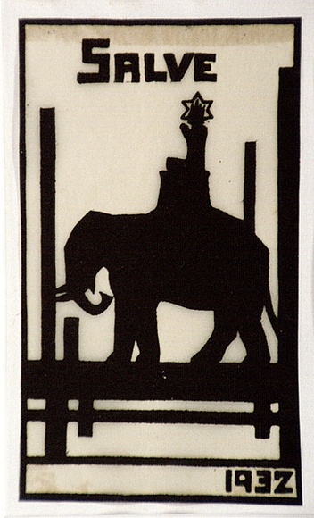 Artist: b'Waller, Christian.' | Title: b'Salve' | Date: 1932 | Technique: b'linocut, printed in black ink, from one block' Artist: b'Waller, Christian.' | Title: b'Salve' | Date: 1932 | Technique: b'linocut, printed in black ink, from one block'