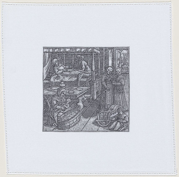 Artist: b'Lohse, Kate.' | Title: b'not titled' | Date: 2003 | Technique: b'screenprint, printed in black ink, from one screen'