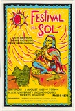 Artist: LA PENA | Title: Festival del sol - Latin American Dance and Music. [1986] | Date: 1986 | Technique: screenprint, printed in colour, from four stencils