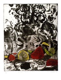 Artist: b'Backen, Earle.' | Title: b'Mountain stream with stars.' | Date: 1967 | Technique: b'etching and aquatint, printed in colour'