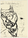 Artist: PARR, Mike | Title: not titled. | Date: 1995 | Technique: lithograph, printed in black ink, from one stone