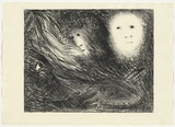 Artist: BOYD, Arthur | Title: The vision of the church on fire. | Date: (1965) | Technique: lithograph, printed in black ink, from one plate | Copyright: Reproduced with permission of Bundanon Trust