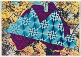 Artist: McDiarmid, David. | Title: Postcard (Australia and the Opera House) | Date: 1985 | Technique: screenprint, printed in colour, from multiple stencils; collage | Copyright: Courtesy of copyright owner, Merlene Gibson (sister)
