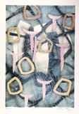 Artist: b'King, Grahame.' | Title: b'Enigma' | Date: 1984 | Technique: b'lithograph, printed in colour, from five stones [or plates]'