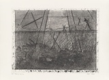 Artist: MEYER, Bill | Title: Fitzroy Crossing | Date: 1981 | Technique: photo-etching, aquatint, drypoint, printed in black ink, from one zinc plate (mitsui, pre-coated) | Copyright: © Bill Meyer