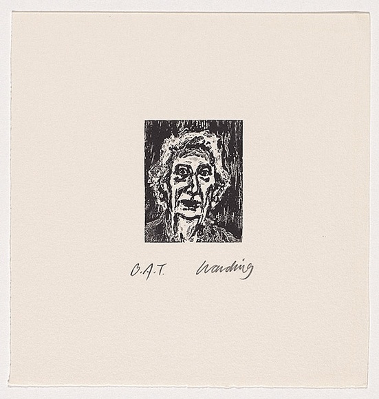 Artist: b'Harding, Nicholas.' | Title: b'Untitled (Margaret Whitlam).' | Date: 2002 | Technique: b'open-bite and aquatint, printed in black ink, from one plate' Artist: b'Harding, Nicholas.' | Title: b'Untitled (Margaret Whitlam).' | Date: 2002 | Technique: b'open-bite and aquatint, printed in black ink, from one plate'