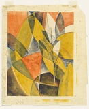Artist: Weitzel, Frank. | Title: (Abstract) | Date: c.1930 | Technique: linocut, printed in colour, from multiple blocks