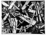 Artist: Kemp, Roger. | Title: Movement six | Date: 1973 | Technique: etching, printed in warm black ink with plate-tone, from one magnesium plate