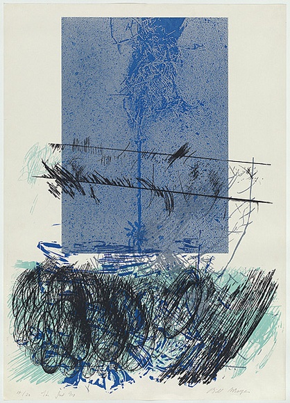 Artist: b'MEYER, Bill' | Title: b'The final gap.' | Date: 1980 | Technique: b'screenprint, printed in seven colours, from multiple screens (half tone photo and charcoal on acetate for indirect stencils)' | Copyright: b'\xc2\xa9 Bill Meyer' Artist: b'MEYER, Bill' | Title: b'The final gap.' | Date: 1980 | Technique: b'screenprint, printed in seven colours, from multiple screens (half tone photo and charcoal on acetate for indirect stencils)' | Copyright: b'\xc2\xa9 Bill Meyer'