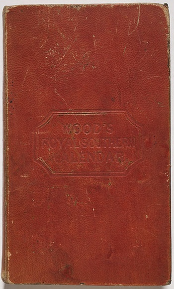 Artist: b'Dowling, Henry.' | Title: bWood's royal southern kalendar, Tasmanian register and general Australasian and East Indian directory. | Date: 1850 | Technique: b'letterpress; engravings' Artist: b'Dowling, Henry.' | Title: bWood's royal southern kalendar, Tasmanian register and general Australasian and East Indian directory. | Date: 1850 | Technique: b'letterpress; engravings'