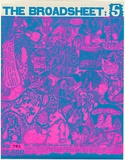 Artist: b'SIME, Ian' | Title: b'The Broadsheet 5: The pius pill' | Date: 1968 | Technique: b'screenprint, printed in colour, from two stencils'