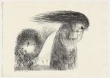 Artist: BOYD, Arthur | Title: St Francis when young turning aside. | Date: (1965) | Technique: lithograph, printed in black ink, from one plate | Copyright: This work appears on screen courtesy of Bundanon Trust
