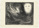 Artist: BOYD, Arthur | Title: The vision of the church on fire. | Date: (1965) | Technique: lithograph, printed in black ink, from one plate | Copyright: Reproduced with permission of Bundanon Trust