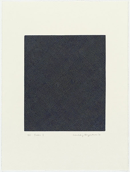 Artist: b'Vongpoothorn, Savanhdary.' | Title: b'Timbre I.' | Date: 2005 | Technique: b'etching, printed in colour, from multiple plates' | Copyright: b'Courtesy Martin Browne Fine Art and the artist' Artist: b'Vongpoothorn, Savanhdary.' | Title: b'Timbre I.' | Date: 2005 | Technique: b'etching, printed in colour, from multiple plates' | Copyright: b'Courtesy Martin Browne Fine Art and the artist'