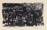 Artist: Halpern, Stacha. | Title: not titled [Paris scene] | Date: 1965 | Technique: lithograph, printed in black ink, from one stone [or plate]