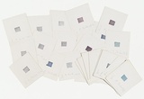 Artist: b'JACKS, Robert' | Title: b'40 stamped prints.' | Date: 1976 | Technique: b'stamps, printed in colour, from rubber blocks'