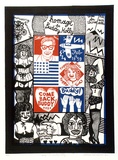 Artist: b'HANRAHAN, Barbara' | Title: b'Homage to Buddy Holly' | Date: 1966 | Technique: b'lithograph, printed in colour, from three plates'