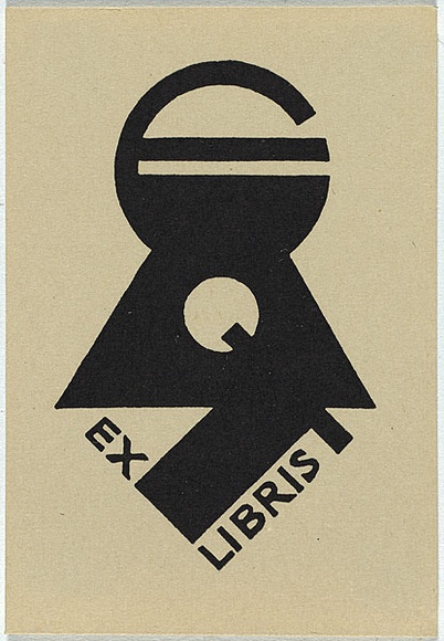 Artist: b'Thake, Eric.' | Title: b'Bookplate' | Date: (1927-43) | Technique: b'linocut, printed in black ink, from one block' Artist: b'Thake, Eric.' | Title: b'Bookplate' | Date: (1927-43) | Technique: b'linocut, printed in black ink, from one block'