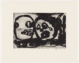 Artist: Harris, Jeffrey. | Title: Eagerly with the senses | Date: 2000 | Technique: liftground etching and aquatint, printed in black ink, from one plate