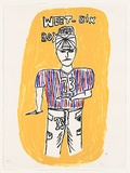 Title: b'Weetbix boy' | Date: 2009 | Technique: b'screenprint, printed in colour, from four stencils'