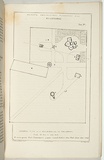 Artist: Hamel Brothers. | Title: Magnetic observatory Flagstaff Hill, Melbourne, general plan of the buildings and the enclosure. | Date: 1858-1859 | Technique: lithograph, printed in black ink, from one stone