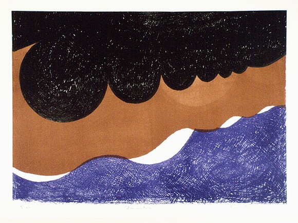 Artist: b'Sharp, James.' | Title: b'Diminution' | Date: 1971 | Technique: b'lithograph, printed in colour, from multiple stones [or plates]' | Copyright: b'\xc2\xa9 Estate of James Sharp'