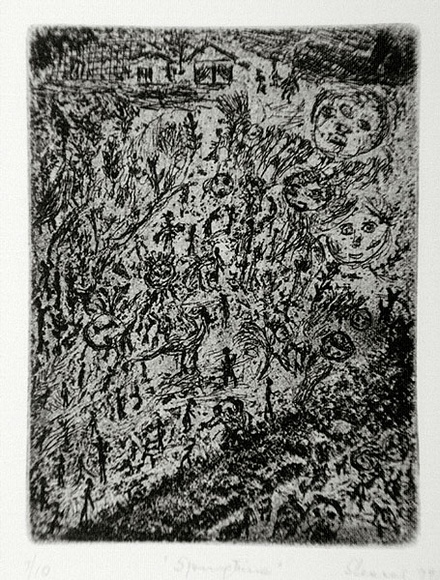 Artist: b'Shearer, Mitzi.' | Title: b'Springtime' | Date: 1980-86