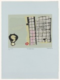 Artist: HARRIS, Pamela | Title: The powder room | Date: 1984 | Technique: photo-screenprint, printed in colour, from multiple screens