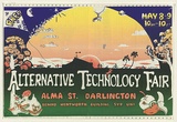 Artist: Arbuz, Mark. | Title: Alternative technology fair. | Date: 1976 | Technique: screenprint, printed in colour, from two stencils