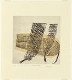Artist: b'Miwulku, Kate.' | Title: b'Waram\xc3\xa9la [Fish traps III]' | Date: 2002 | Technique: b'Drypoint & chine coll\xc3\xa9'