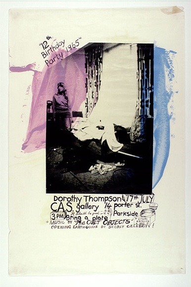 Artist: b'Thompson, Dorothy.' | Title: b'12th Birthday Party 1965' | Date: (1978) | Technique: b'screenprint, printed in colour, from multiple stencils'