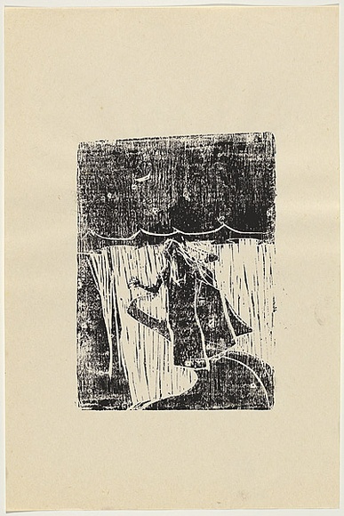Artist: b'Johnson, Tim.' | Title: b'not titled' | Date: 1976 | Technique: b'woodcut, printed in black ink, from one block' | Copyright: b'\xc2\xa9 Tim Johnson' Artist: b'Johnson, Tim.' | Title: b'not titled' | Date: 1976 | Technique: b'woodcut, printed in black ink, from one block' | Copyright: b'\xc2\xa9 Tim Johnson'