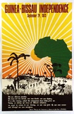 Artist: EARTHWORKS POSTER COLLECTIVE | Title: Guinea-Bissau independence. | Date: 1975 | Technique: screenprint, printed in colour, from multiple stencils