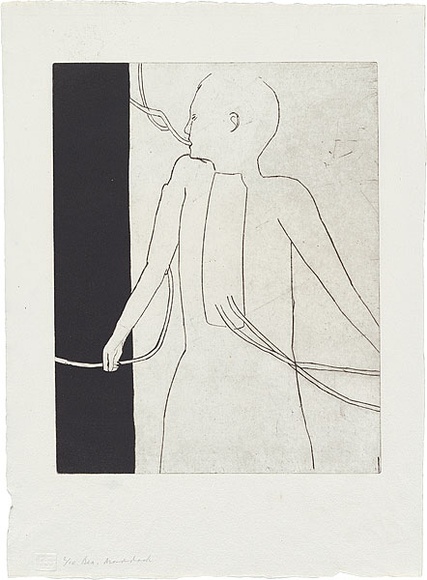 Artist: b'MADDOCK, Bea' | Title: b'Triptych 3' | Date: 1969 | Technique: b'drypoint and etching, printed in black ink, from one copper plate' Artist: b'MADDOCK, Bea' | Title: b'Triptych 3' | Date: 1969 | Technique: b'drypoint and etching, printed in black ink, from one copper plate'