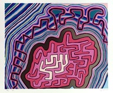 Artist: Pike, Jimmy. | Title: Larripuka main country | Date: 1987 | Technique: screenprint, printed in colour, from multiple stencils