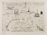 Artist: COLEING, Tony | Title: The Birthday party or the misguided miussel. | Date: 1983 | Technique: etching, printed in black ink, from one plate