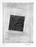 Artist: Partos, Paul. | Title: not titled | Date: 1985 | Technique: etching, printed in black ink with plate-tone, from one plate