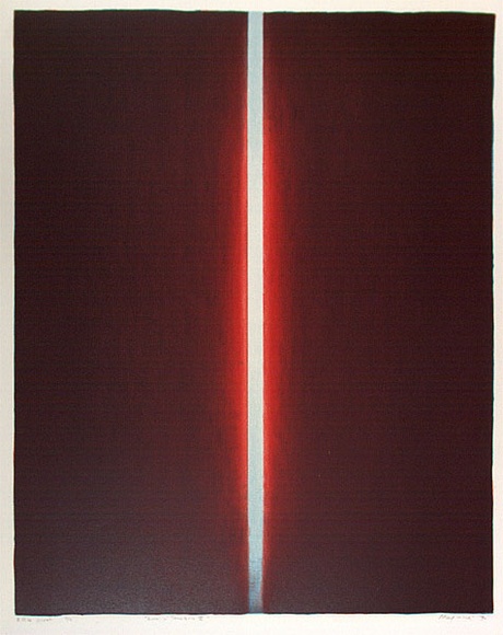 Artist: b'Maguire, Tim.' | Title: b'Lux in tenebris II' | Date: 1990 | Technique: b'lithograph, printed in colour, from nine stones' | Copyright: b'\xc2\xa9 Tim Maguire' Artist: b'Maguire, Tim.' | Title: b'Lux in tenebris II' | Date: 1990 | Technique: b'lithograph, printed in colour, from nine stones' | Copyright: b'\xc2\xa9 Tim Maguire'