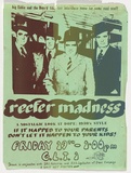 Artist: EARTHWORKS POSTER COLLECTIVE | Title: Reefer madness: A nostalgic look at dope: 1930s style. | Date: 1974 | Technique: screenprint, printed in black ink, from one stencil